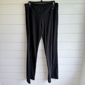 Nike wide leg track pants large